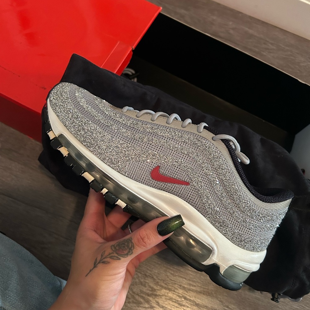 NIKE AIR MAX 97 SWAROVSKI SIZE 6 WOMEN, OPEN BOX NEVER WORN
